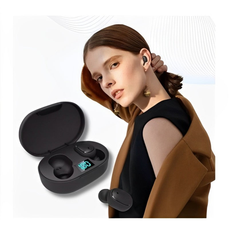 Fone De Ouvido Sem Fio Bluetooth A6s Pro Preto In-ear - Preto